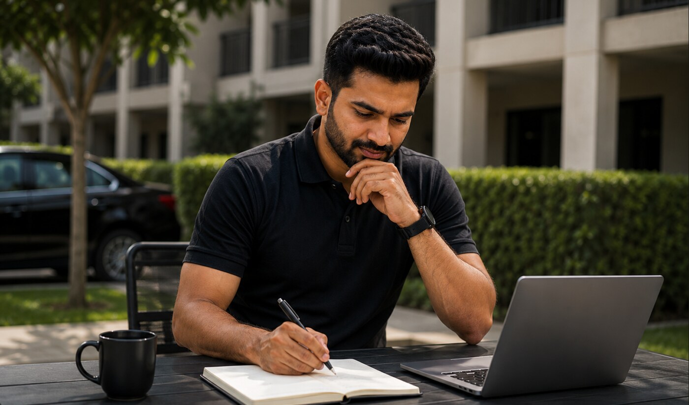 A Briloora franchise partner reviewing their business